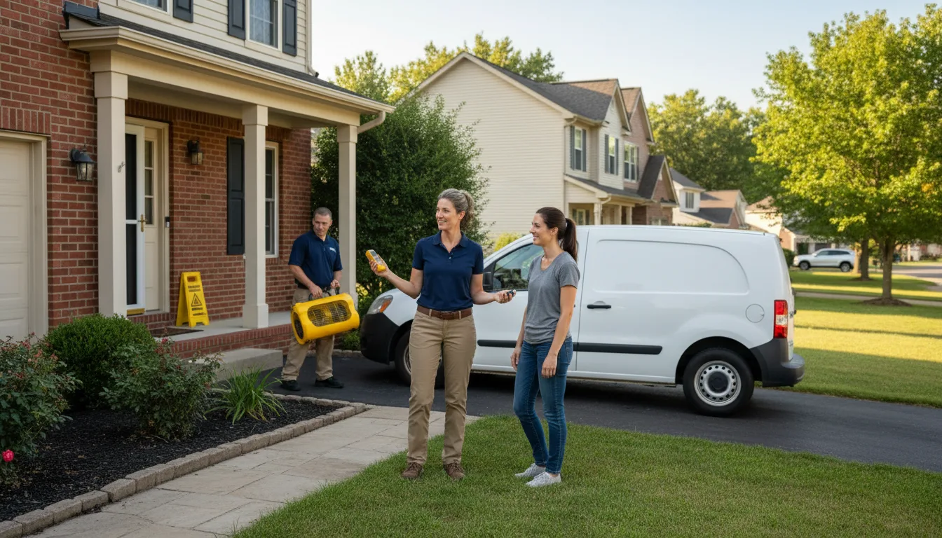 Residential water damage restoration in Bodega, CA